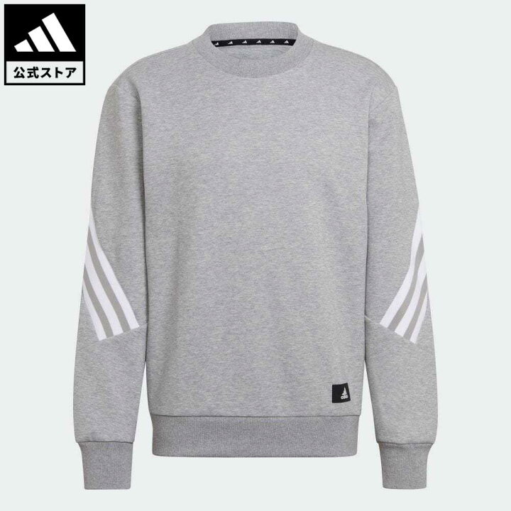 楽天市場 公式 アディダス Adidas 返品可 アディダス スポーツウェア フューチャー アイコン スリーストライプス スウェットシャツ メンズ ウェア 服 トップス スウェット トレーナー グレー Hc5255 Adidas Online Shop 楽天市場店
