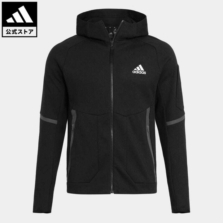 楽天市場 公式 アディダス Adidas 返品可 Designed For Gameday フルジップジャケット スポーツウェア メンズ ウェア 服 トップス パーカー フーディー ジャージ 黒 ブラック He5030 トレーナー Wicol Adidas Online Shop 楽天市場店