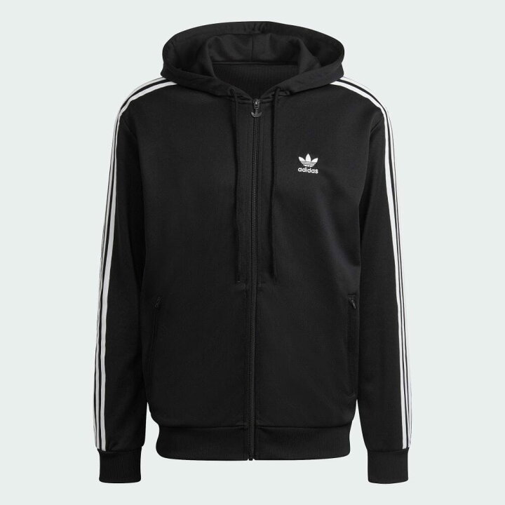 楽天市場】【公式】アディダス adidas 返品可 アディカラー クラシックス フーデッド フルジップ トラックジャケット（ジャージ） オリジナルス  メンズ ウェア・服 トップス パーカー(フーディー) ジャージ 黒 ブラック HB9512 トレーナー : adidas Online Shop  楽天市場店