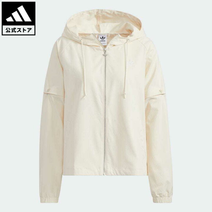 楽天市場 公式 アディダス Adidas 返品可 Ao ウインドブレーカー オリジナルス レディース ウェア 服 アウター ウインドブレーカー 白 ホワイト Hh9452 Eoss22ss Adidas Online Shop 楽天市場店