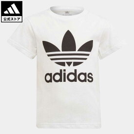 【公式】アディダス adidas 返品可 TREFOIL TEE オリジナルス キッズ／子供用 ウェア・服 トップス Tシャツ 白 ホワイト H25246 半袖 rabty p0420