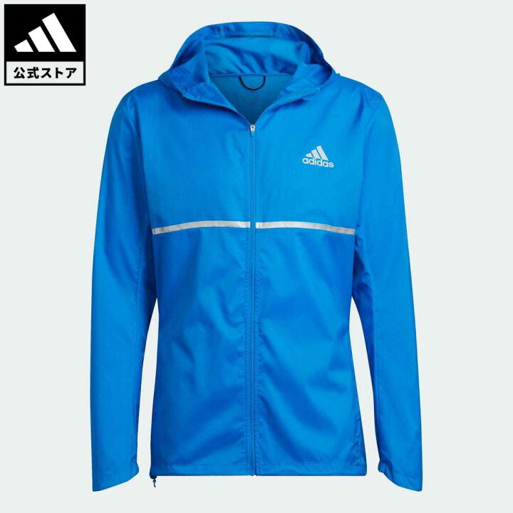 楽天市場 公式 アディダス Adidas 返品可 ランニング オウン ザ ラン ジャケット メンズ ウェア 服 アウター ジャケット 青 ブルー Hb7426 ランニングウェア Adidas Online Shop 楽天市場店