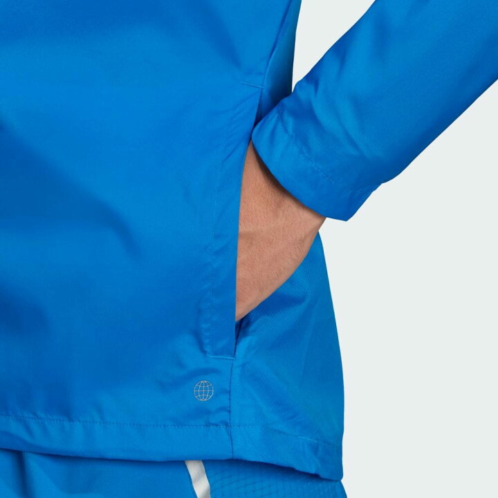 楽天市場 公式 アディダス Adidas 返品可 ランニング オウン ザ ラン ジャケット メンズ ウェア 服 アウター ジャケット 青 ブルー Hb7426 ランニングウェア Adidas Online Shop 楽天市場店