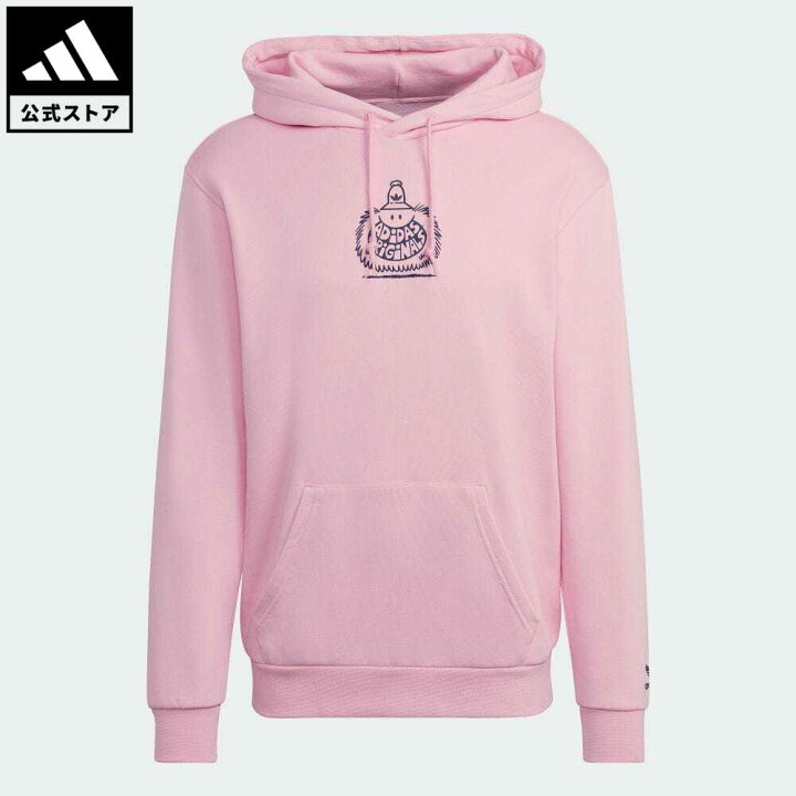 楽天市場 公式 アディダス Adidas 返品可 アディダス オリジナルス ケヴィン ライオンズ パーカー オリジナルス メンズ ウェア 服 トップス パーカー フーディー スウェット トレーナー ピンク Hc7121 トレーナー Dish Eoss22fw Adidas Online Shop 楽天市場店