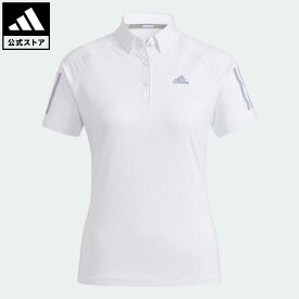【公式】アディダス adidas 返品可 ゴルフ スリーストライプス 半袖ストレッチボタンダウンシャツ レディース ウェア・服 トップス ポロシャツ 白 ホワイト HB3618 Gnot