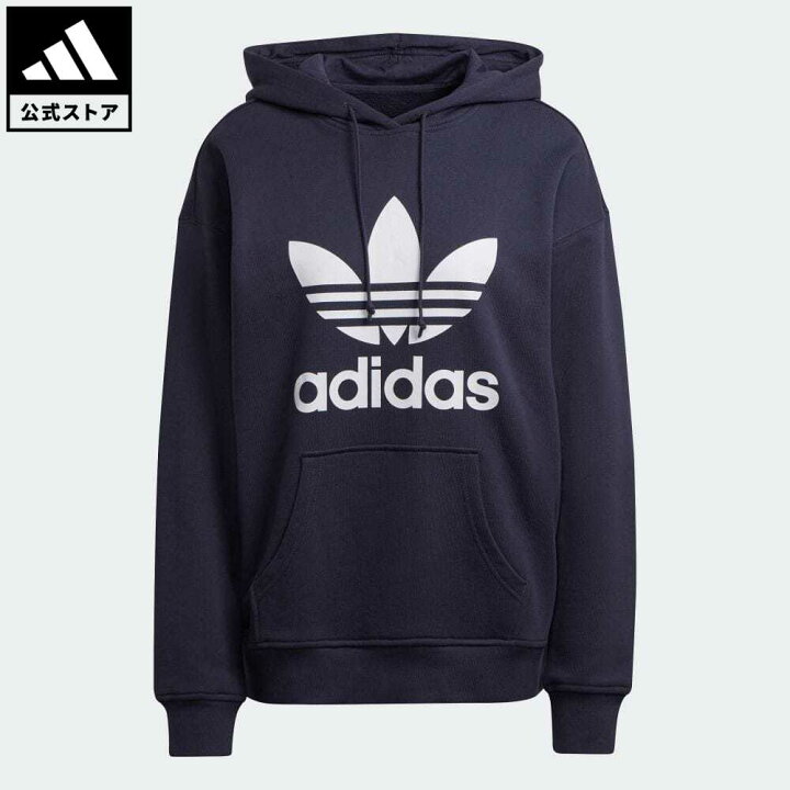 楽天市場 公式 アディダス Adidas 返品可 アディダス アディカラー トレフォイル パーカー オリジナルス レディース ウェア 服 トップス パーカー フーディー スウェット トレーナー 青 ブルー He6951 トレーナー Adidas Online Shop 楽天市場店