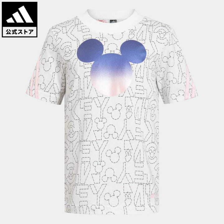 楽天市場 公式 アディダス Adidas 返品可 Adidas Disney ミッキーマウス Tシャツ スポーツウェア キッズ 子供用 ウェア 服 トップス Tシャツ 白 ホワイト Hf10 半袖 Adidas Online Shop 楽天市場店