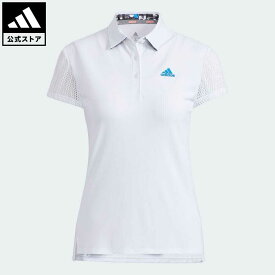 【公式】アディダス adidas 返品可 ゴルフ ワーディング 半袖グラフィックキャップスリーブシャツ レディース ウェア・服 トップス ポロシャツ 白 ホワイト HA0224 Gnot