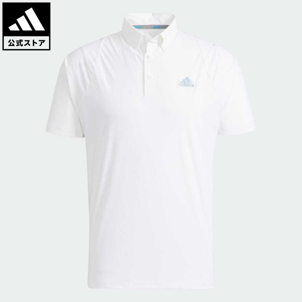 アディダス adidas 返品可 ゴルフ パフォーマンスカッティング 半袖ストレッチボタンダウンシャツ メンズ ウェア・服 トップス ポロシャツ 白 ホワイト HB3641 Gnot