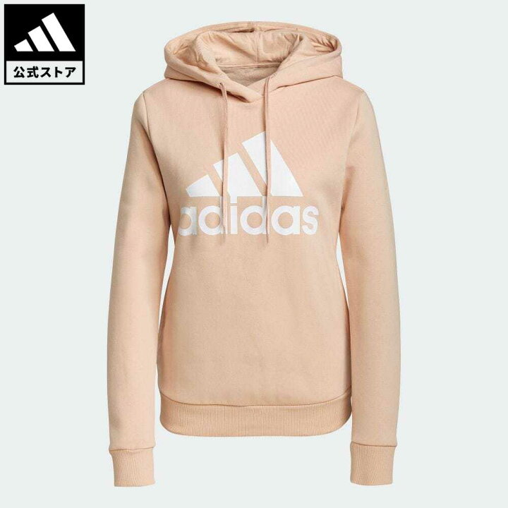 楽天市場 公式 アディダス Adidas 返品可 ラウンジウェア エッセンシャルズ ロゴ フリースパーカー スポーツウェア レディース ウェア 服 トップス パーカー フーディー スウェット トレーナー ピンク H071 トレーナー Adidas Online Shop 楽天市場店
