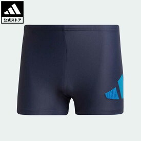 【公式】アディダス adidas 返品可 水泳 ロゴグラフィック スイムブリーフ（ショーツ） メンズ ウェア・服 水着 スイムパンツ 青 ブルー HA0340