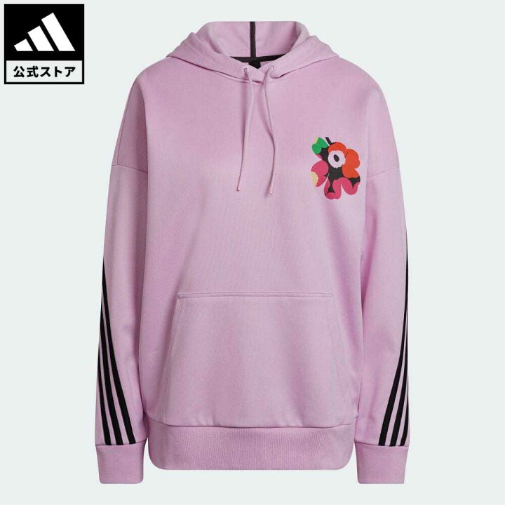 楽天市場 公式 アディダス Adidas 返品可 Adidas マリメッコ パーカー スポーツウェア レディース ウェア 服 トップス パーカー フーディー ジャージ ピンク Hc4185 トレーナー Adidas Online Shop 楽天市場店