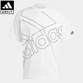 【公式】アディダス adidas 返品可 ジャイアントロゴ 半袖Tシャツ（ジェンダーニュートラル）/ Giant Logo Tee (Gender Neutral) メンズ レディース ウェア・服 トップス Tシャツ 白 ホワイト GK9424 半袖 eoss22ss