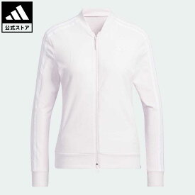 【公式】アディダス adidas 返品可 ゴルフ スリーストライプス 長袖フルジップジャケット レディース ウェア・服 アウター ジャケット ジャージ ピンク HA0208 Gnot