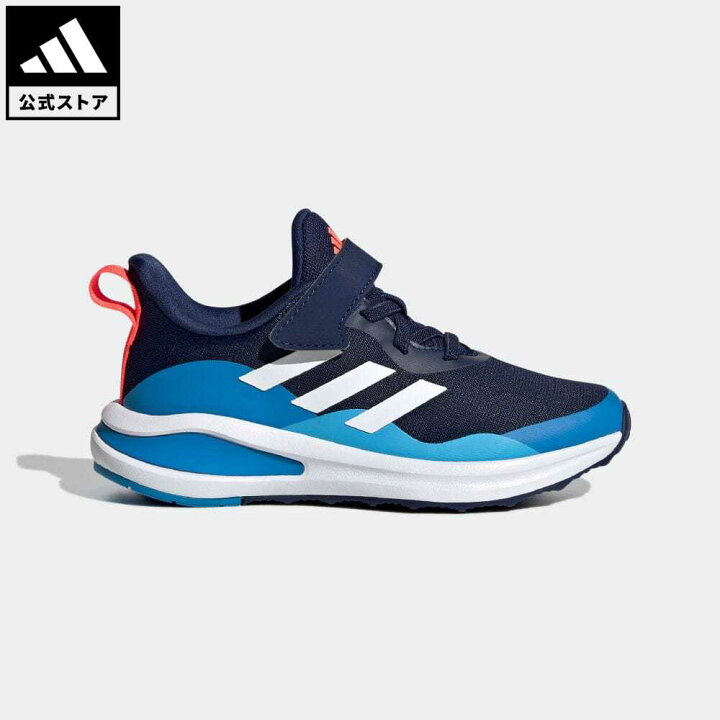 楽天市場 公式 アディダス Adidas 返品可 ランニング フォルタラン エラスティックレース トップストラップ ランニング Fortarun Elastic Lace Top Strap Running スポーツウェア キッズ 子供用 シューズ 靴 スニーカー 青 ブルー Gv70 ローカット Adidas