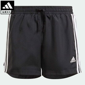 【公式】アディダス adidas 返品可 アディダス デザインド トゥ ムーブ 3ストライプス ショーツ / adidas Designed To Move 3-Stripes Shorts スポーツウェア キッズ／子供用 ウェア・服 ボトムス ショートパンツ・短パン 黒 ブラック GN1460