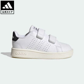 【公式】アディダス adidas 返品可 アドバンコート ライフスタイル 面ファスナー / Advantage Lifestyle Court 2 H&L スポーツウェア キッズ／子供用 シューズ・靴 スニーカー 白 ホワイト GW6499 テニスシューズ ローカット