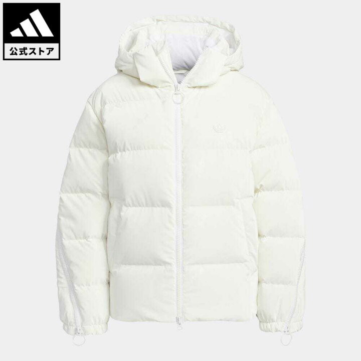楽天市場 公式 アディダス Adidas 返品可 総柄プリント ダウンジャケット オリジナルス レディース ウェア 服 アウター ダウン 白 ホワイト Hs9511 ダウンジャケット Wt22fw Win Co Adidas Online Shop 楽天市場店