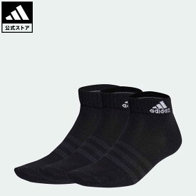 【公式】アディダス adidas 返品可 薄手・軽量アンクルソックス3足組 メンズ レディース アクセサリー ソックス・靴下 アンクルソックス 黒 ブラック IC1282