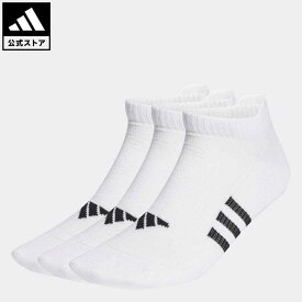 【公式】アディダス adidas 返品可 ジム・トレーニング パフォーマンス ライトローソックス3足組 メンズ レディース アクセサリー ソックス・靴下 ミドルソックス 白 ホワイト HT3440