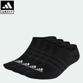 【公式】アディダス adidas 返品可 薄手・軽量ノーショーソックス3足組 メンズ レディース アクセサリー ソックス・靴下 シューズインソックス 黒 ブラック IC1327 p0524