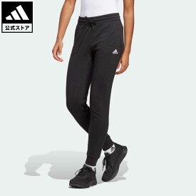 【公式】アディダス adidas 返品可 エッセンシャルズ リニア フレンチテリー カフパンツ スポーツウェア レディース ウェア・服 ボトムス スウェット（トレーナー） パンツ 黒 ブラック IC6868 スウェット p0524