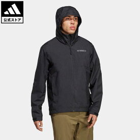 【公式】アディダス adidas 返品可 アウトドア テレックス マルチ RAIN. RDY 2層構造レインジャケット アディダス テレックス メンズ ウェア・服 アウター ジャケット 黒 ブラック HN5455 上着