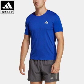 【公式】アディダス adidas 返品可 ランニング アディゼロ Tシャツ メンズ ウェア・服 トップス Tシャツ 青 ブルー HN8008 ランニングウェア 半袖
