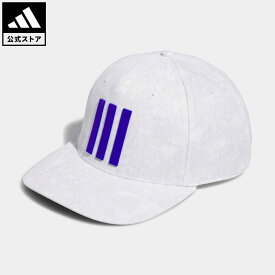 【公式】アディダス adidas 返品可 ゴルフ ツアー スリーストライプ プリント キャップ メンズ アクセサリー 帽子 キャップ 白 ホワイト HS5604 Gnot