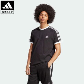 【公式】アディダス adidas 返品可 アディカラー クラシックス スリーストライプス Tシャツ オリジナルス メンズ ウェア・服 トップス Tシャツ 黒 ブラック IA4845 半袖 rabty