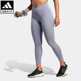 【公式】アディダス adidas 返品可 ジム・トレーニング W TRAIN OPTIME 7/8タイツ レディース ウェア・服 ボトムス タイツ・レギンス 紫 パープル HR9605 フィットネスウェア スポーツウェア レギンス