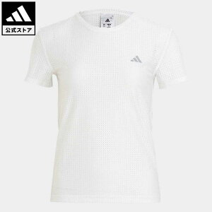 【公式】アディダス adidas 返品可 ランニング ファスト ランニング半袖Tシャツ レディース ウェア・服 トップス Tシャツ 白 ホワイト HM4319 ランニングウェア 半袖