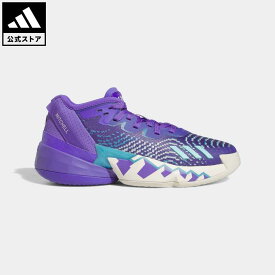 【公式】アディダス adidas 返品可 バスケットボール D.O.N. Issue 4 メンズ レディース シューズ・靴 スポーツシューズ 紫 パープル HR0710 バッシュ