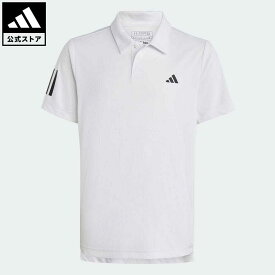 【公式】アディダス adidas 返品可 テニス クラブ テニス スリーストライプス ポロシャツ キッズ／子供用 ウェア・服 トップス ポロシャツ 白 ホワイト HR4220