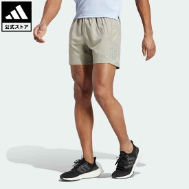 【公式】アディダス adidas 返品可 ランニング オウン ザ ラン ヘザーショーツ メンズ ウェア・服 ボトムス ハーフパンツ 緑 グリーン HR6616 ランニングウェア