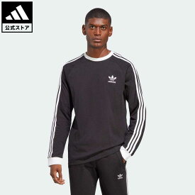 【公式】アディダス adidas 返品可 アディカラー クラシックス スリーストライプス 長袖Tシャツ オリジナルス メンズ ウェア・服 トップス Tシャツ 黒 ブラック IA4877 ロンt rabty p0524