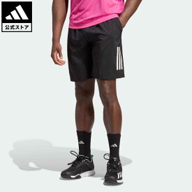 【公式】アディダス adidas 返品可 テニス クラブ スリーストライプス テニスショーツ メンズ ウェア・服 ボトムス ショートパンツ・短パン 黒 ブラック HS3253