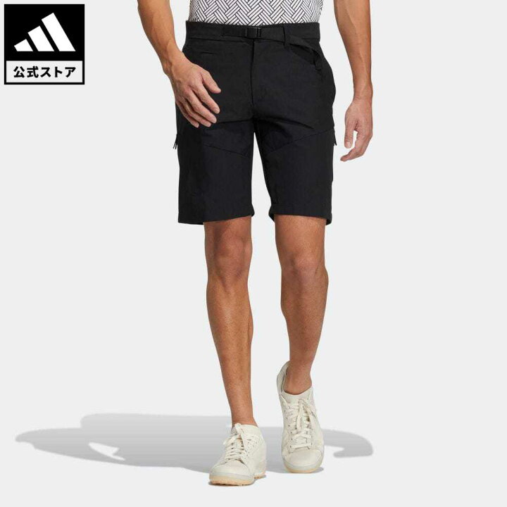 【公式】アディダス adidas 返品可 ゴルフ ストレッチ カーゴショートパンツ メンズ ウェア・服 ボトムス ハーフパンツ 黒 ブラック  HS4497 adidas Online Shop 