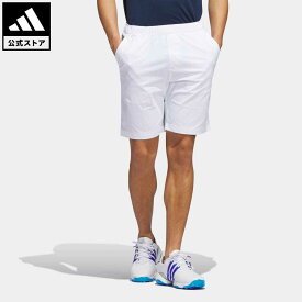 【公式】アディダス adidas 返品可 ゴルフ ストレッチミニリップ 撥水 ショートパンツ メンズ ウェア・服 ボトムス ハーフパンツ 白 ホワイト HY5374 Gnot
