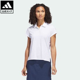 【公式】アディダス adidas 返品可 ゴルフ メランジソフトタッチ キャップスリーブシャツ レディース ウェア・服 トップス ポロシャツ 白 ホワイト IA7824 Gnot