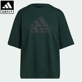 【公式】アディダス adidas 返品可 フューチャー アイコン バッジ オブ スポーツ 半袖Tシャツ スポーツウェア レディース ウェア・服 トップス Tシャツ 緑 グリーン HL1950 半袖 p0524