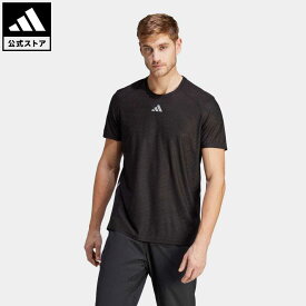 【公式】アディダス adidas 返品可 ランニング Win Confidence ランニング HEAT. RDY 半袖Tシャツ メンズ ウェア・服 トップス シャツ 黒 ブラック HR3282 ランニングウェア