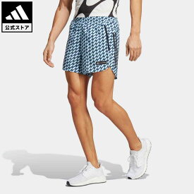 【公式】アディダス adidas 返品可 ランニング マリメッコ ランアイコン スリーストライプスショーツ メンズ ウェア・服 ボトムス ハーフパンツ 青 ブルー HR8188 ランニングウェア