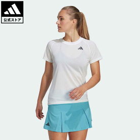 【公式】アディダス adidas 返品可 テニス クラブ テニス 半袖Tシャツ レディース ウェア・服 トップス Tシャツ 白 ホワイト HS1449 半袖 p0524