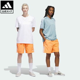 【公式】アディダス adidas 返品可 スケートボーディング スケートボーディング ウォーターショーツ（ジェンダーニュートラル） オリジナルス メンズ レディース ウェア・服 ボトムス ハーフパンツ オレンジ HS3018