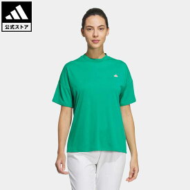 【公式】アディダス adidas 返品可 ゴルフ ソフトタッチ 半袖モックネックシャツ レディース ウェア・服 トップス Tシャツ 緑 グリーン HT0034 半袖 Gnot