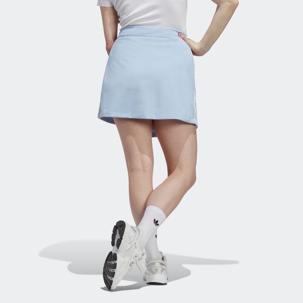 【公式】アディダス adidas 返品可 アディカラー クラシックス スリーストライプス ショートラッピングスカート オリジナルス レディース  ウェア・服 ボトムス スカート 青 ブルー IC5476 | adidas Online Shop 楽天市場店