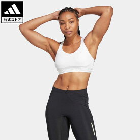 【公式】アディダス adidas 返品可 ジム・トレーニング W RUN FI LUXE ハイサポートブラ レディース ウェア・服 トップス スポーツブラ・スポブラ 白 ホワイト HR9663 ランニングウェア