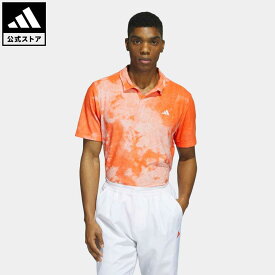 【公式】アディダス adidas 返品可 ゴルフ 半袖タイダイプリントシャツ メンズ ウェア・服 トップス ポロシャツ オレンジ HT0080 Gnot