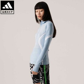 【公式】アディダス adidas 返品可 adidas by Stella McCartney TruePace 長袖トップス バイ ステラ マッカートニー レディース ウェア・服 トップス パーカー(フーディー) ジャージ グレー HS4256 ランニングウェア トレーナー